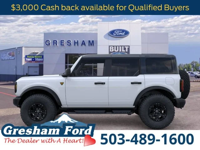 New 2026 Oxford White Ford Badlands image 3