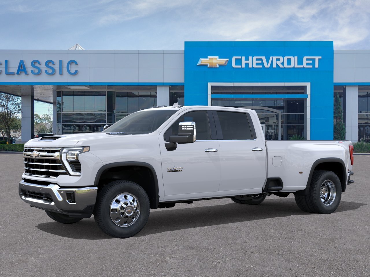 2026 Chevrolet Silverado 3500 HD LTZ DRW White at Classic Elite Chevrolet Hwy 6