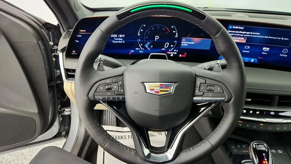 Used 2025 Argent Silver Metallic Cadillac 4dr Sedan Premium Luxury w/ Technology and Sun & Sound Packages image 14