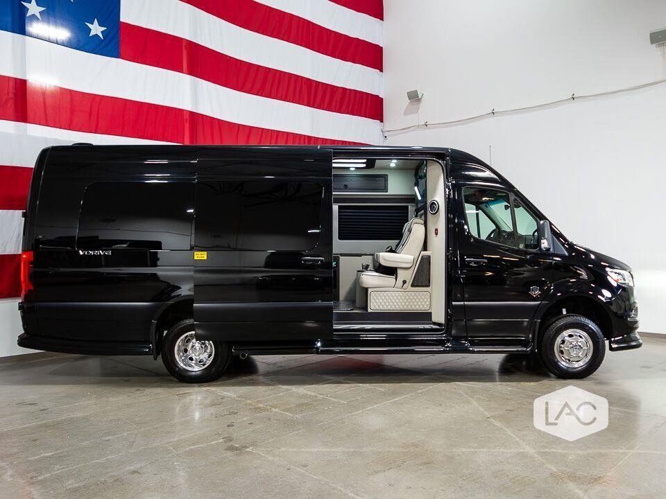 New 2024 Black Blue Mercedes-Benz 3500XD HIGH ROOF I4 DIESE image 37