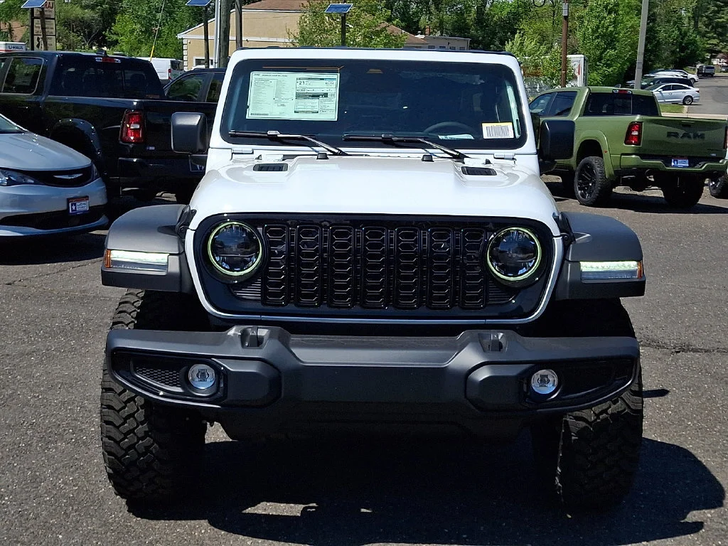 New 2026 Bright White Clear-Coat Exterior Paint Jeep Willys image 2