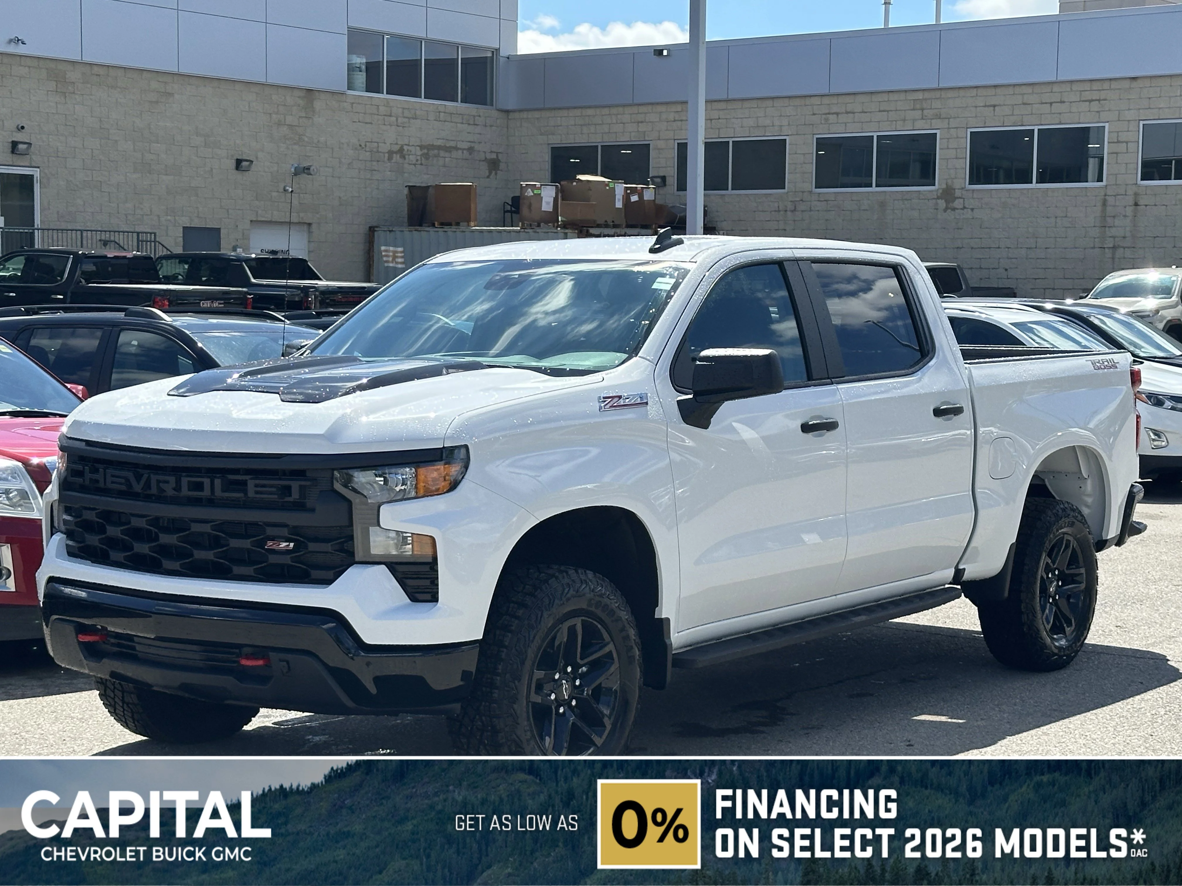 New 2026 Summit White Chevrolet Custom Trail Boss image 1