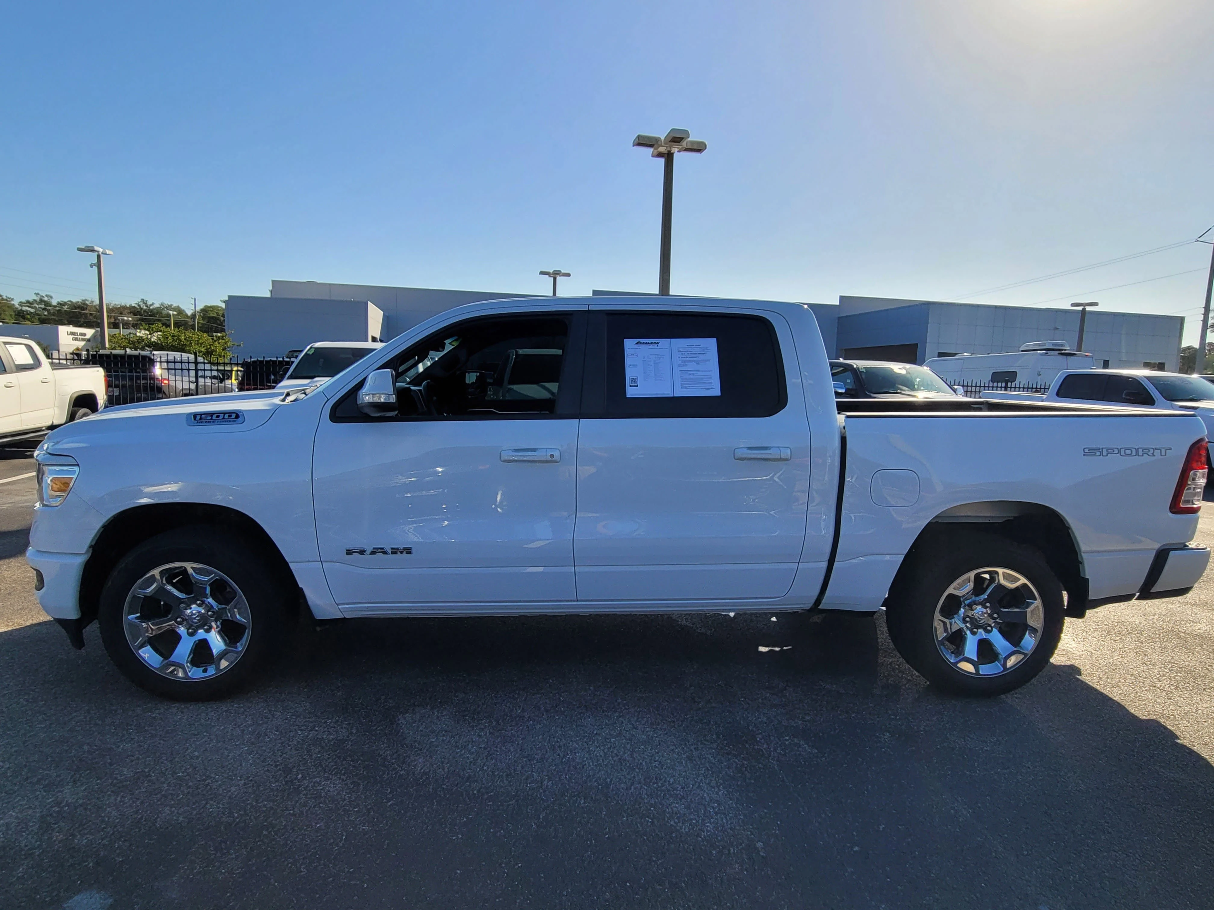 Used 2022 Bright White Clearcoat Ram Big Horn image 7