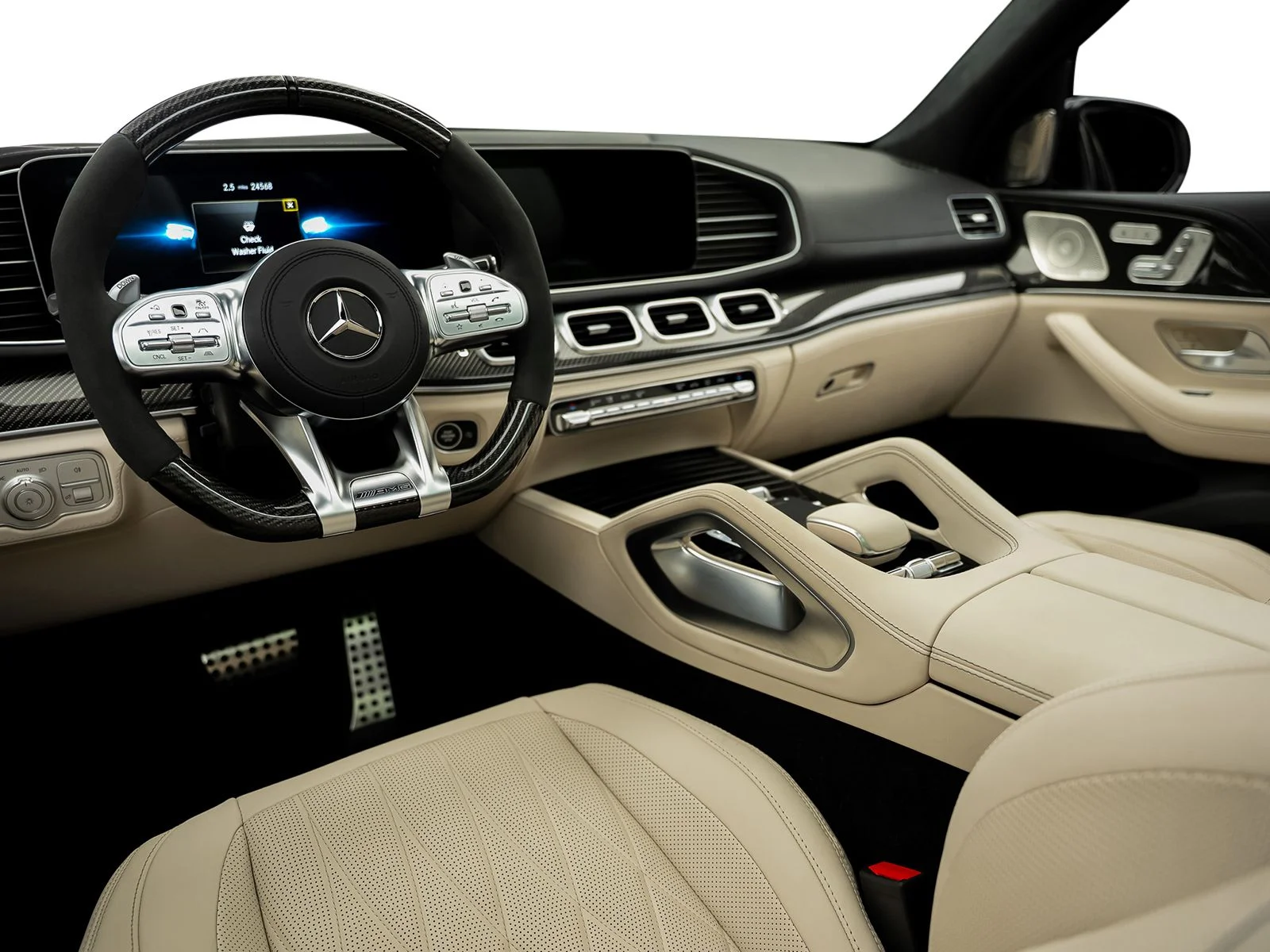 Used 2021 White Mercedes-Benz GLS 63 AMG® image 33