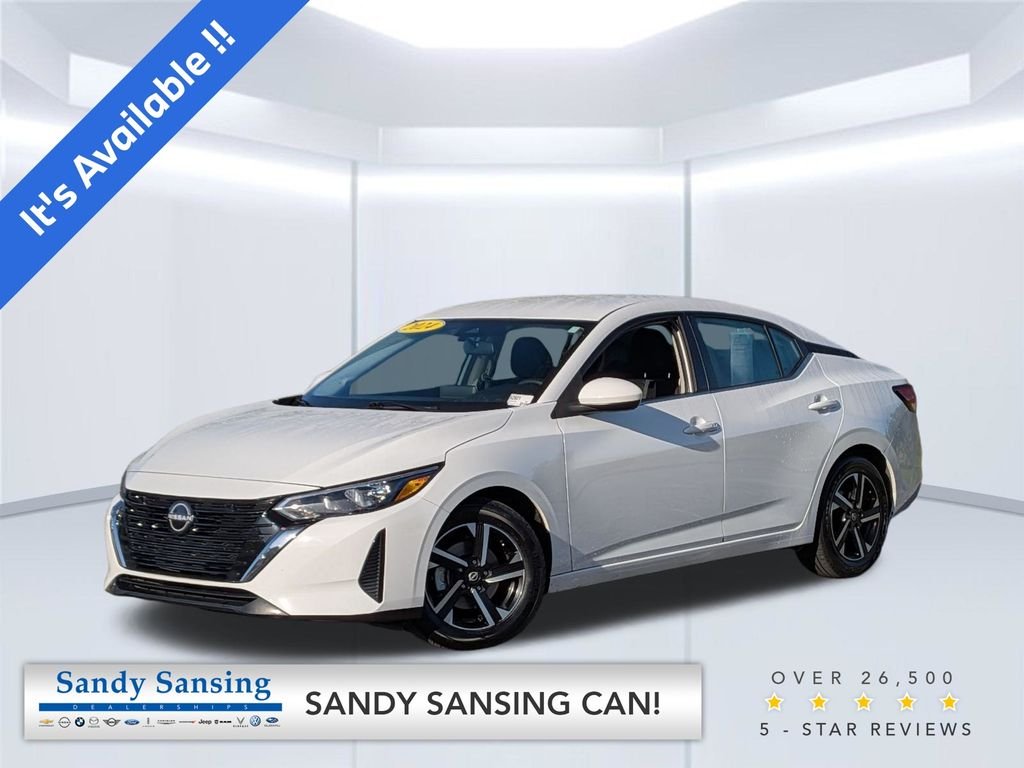 Used 2024 White Nissan SV image 1