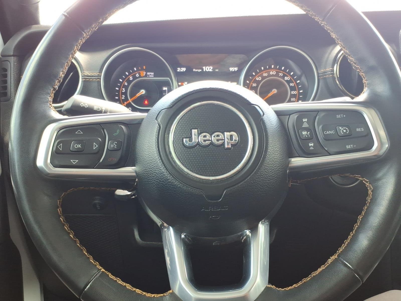 Used 2021 Bright White Clearcoat Jeep High Altitude image 26