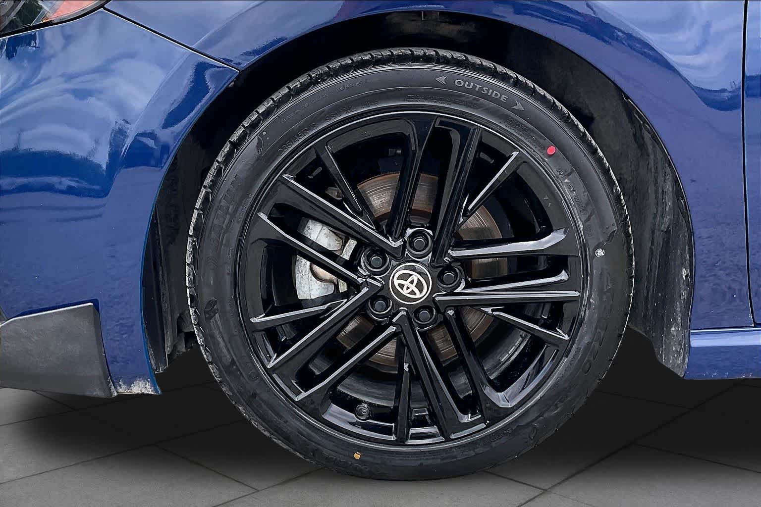 Used 2025 Reservoir Blue Toyota SE image 11
