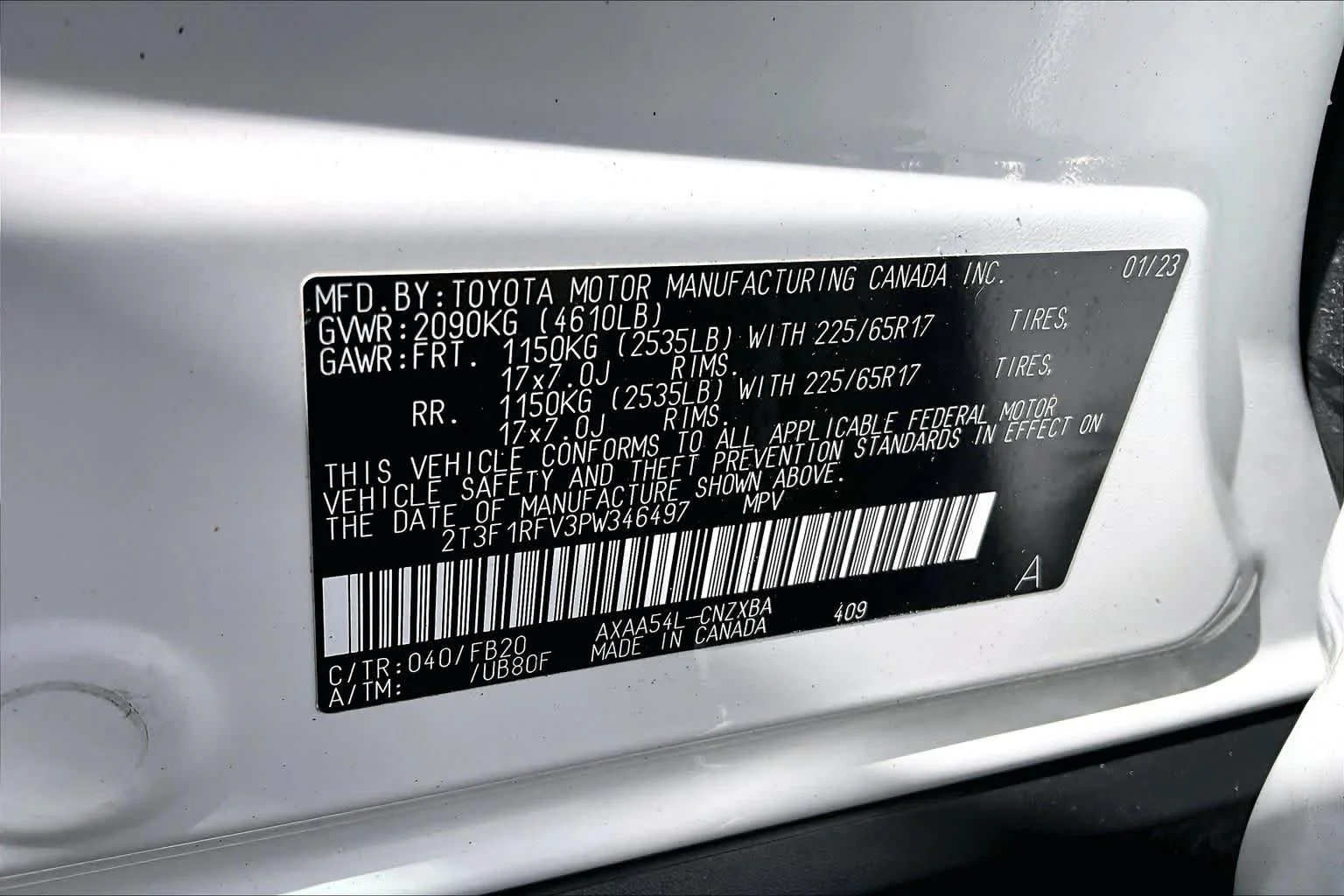 Used 2023 Ice Cap Toyota LE image 33