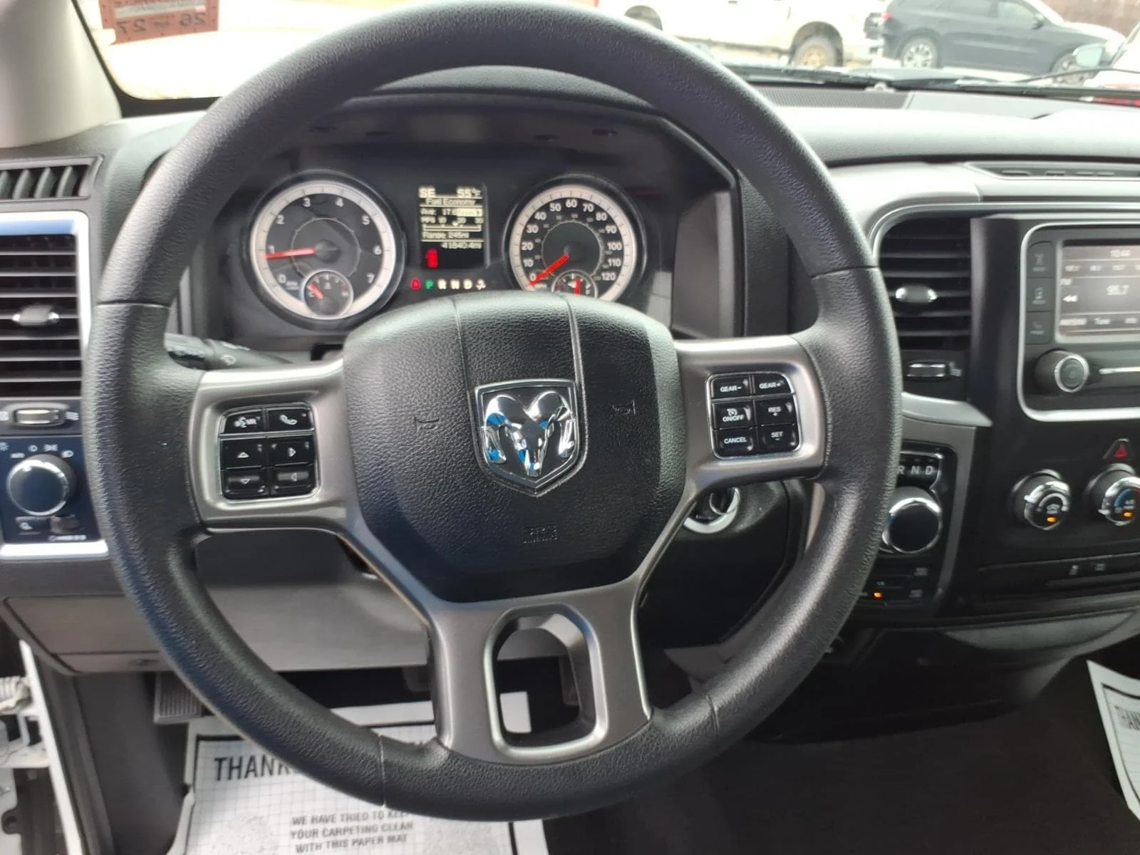 Used 2024 Bright White Clearcoat Ram SLT image 17
