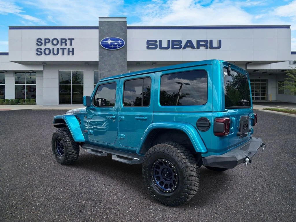 Used 2020 Teal Jeep Unlimited Rubicon image 5