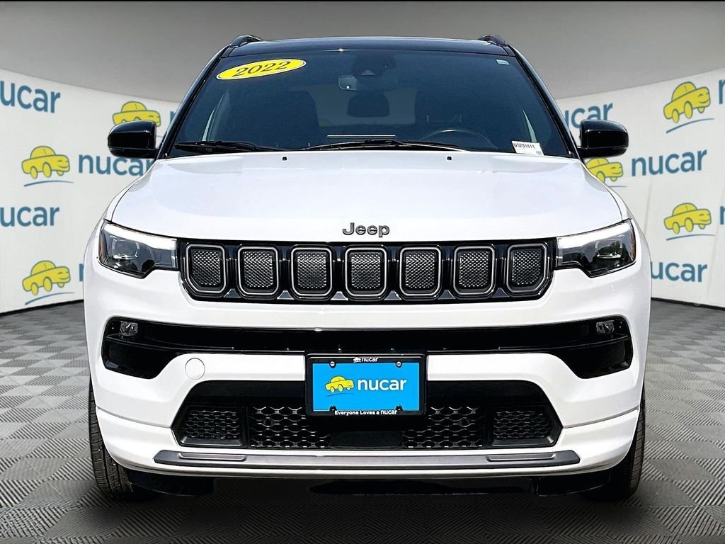 Used 2022 Bright White Clearcoat Jeep Limited image 2