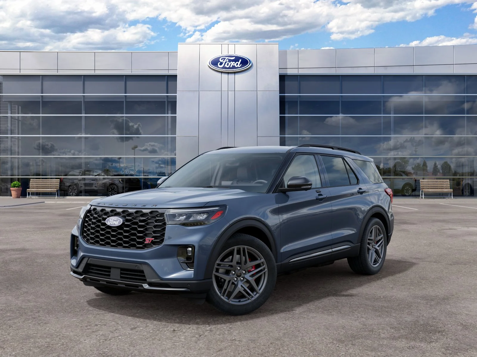 New 2027 Vapor Blue Metallic Ford ST image 2