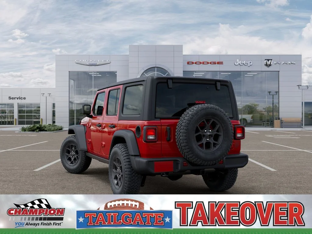 New 2026 Red Jeep Willys image 3