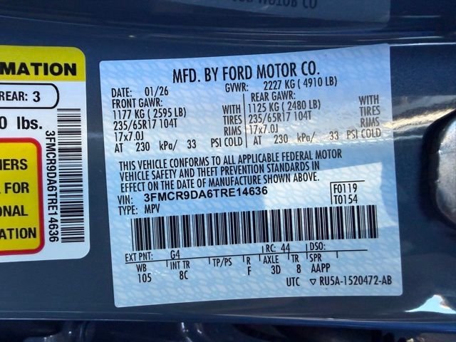 New 2026 Azure Gray Metallic Tri-Coat Ford Badlands® image 45