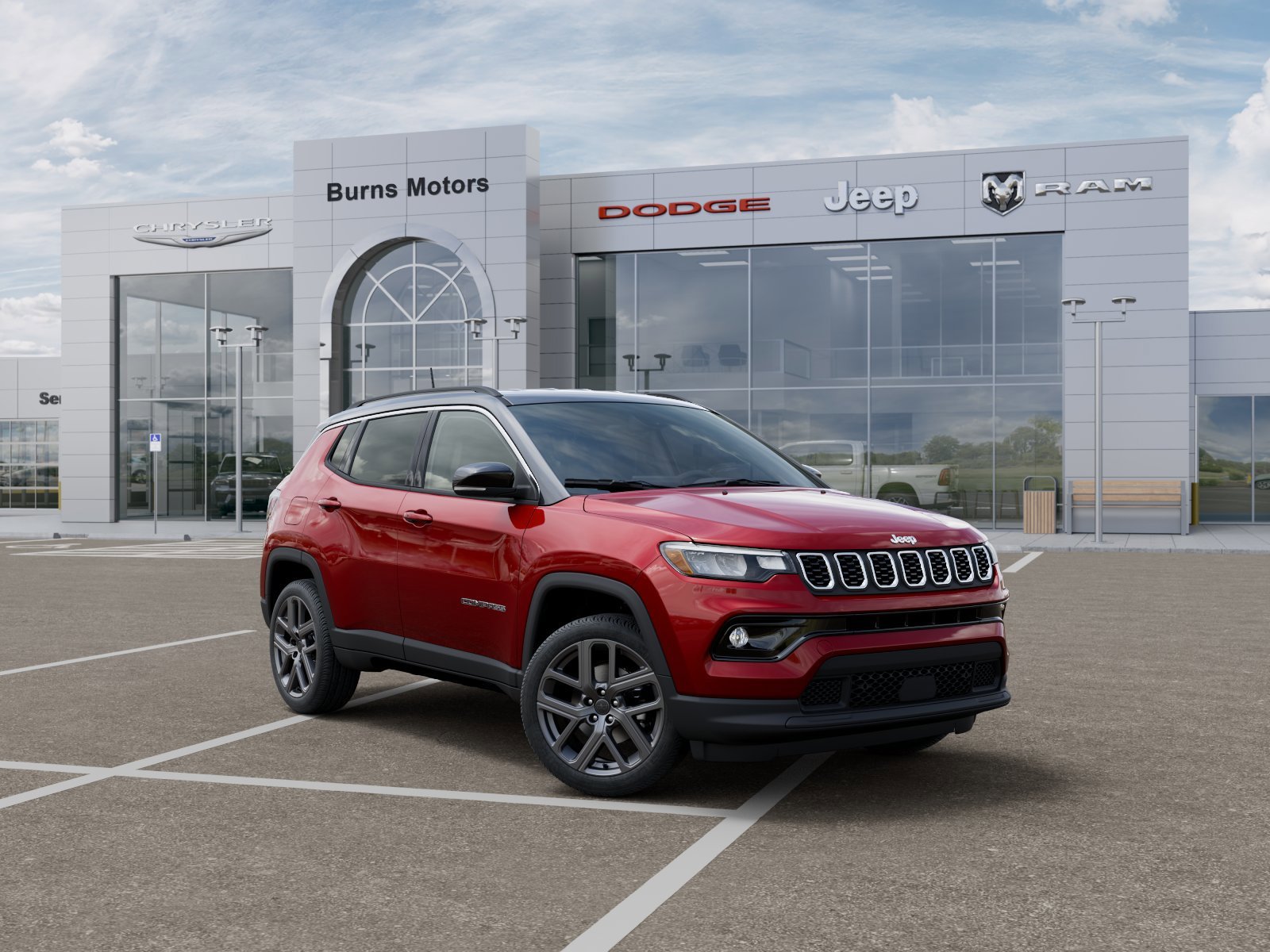 New 2026 Red Hot Pearl-Coat Exterior Paint Jeep Limited Altitude image 5