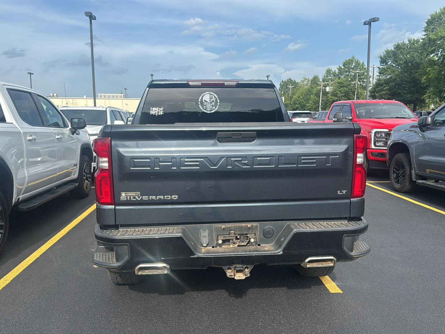 Used 2021 SHADOW GRAY METALLIC Chevrolet LT Trail Boss image 15