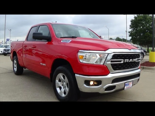 Used 2022 Flame Red Clear Coat RAM Big Horn image 4