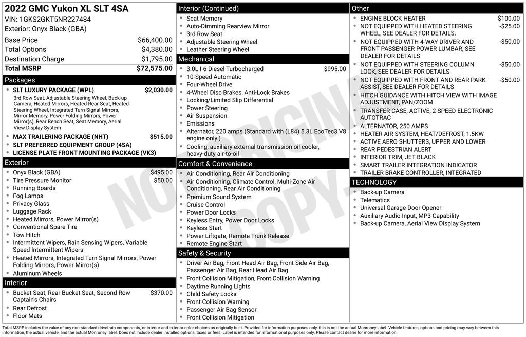 Used 2022 Black GMC SLT image 43