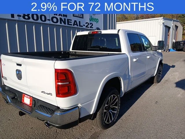 New 2026 Bright White Clear-Coat Exterior Paint RAM Limited Longhorn image 3