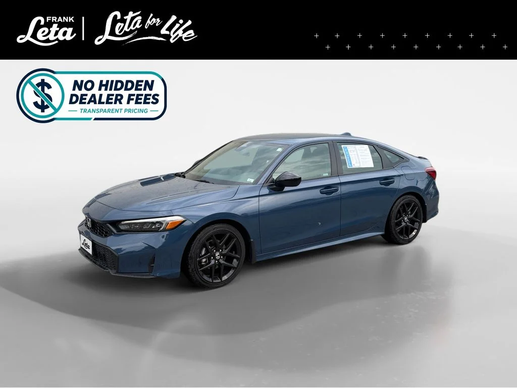 Certified Used 2025 Blue Lagoon Pearl Honda Sport image 1