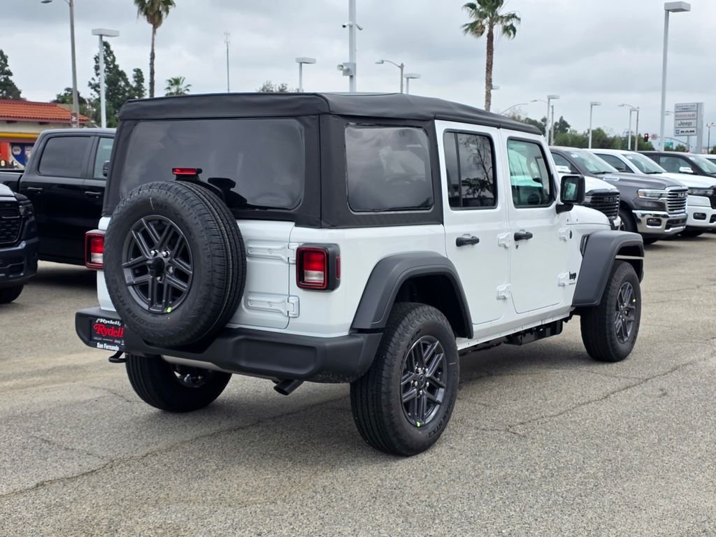 New 2026 Bright White Clear-Coat Exterior Paint Jeep Sport S image 4