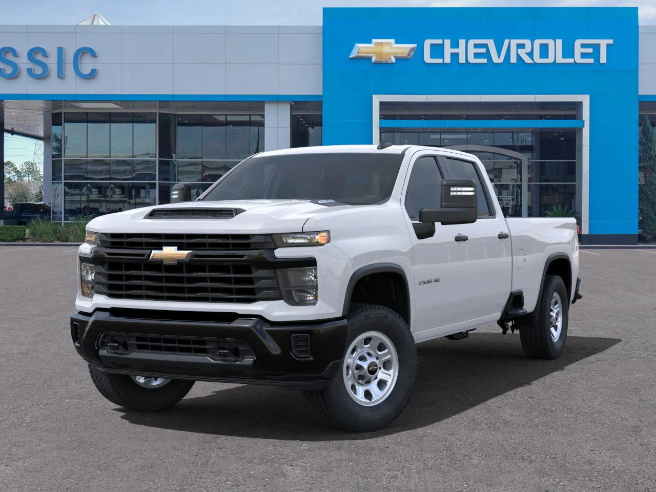 2025 Chevrolet Silverado 2500 HD WT White at Classic Elite Chevrolet Sugar Land