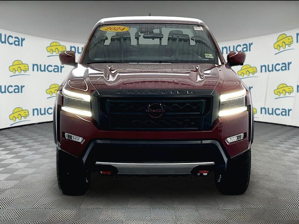 Used 2024 Cardinal Red Metallic Tricoat Nissan PRO-4X image 2