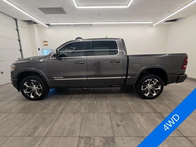 Used 2023 Granite Crystal Clearcoat Metallic Ram Limited image 2