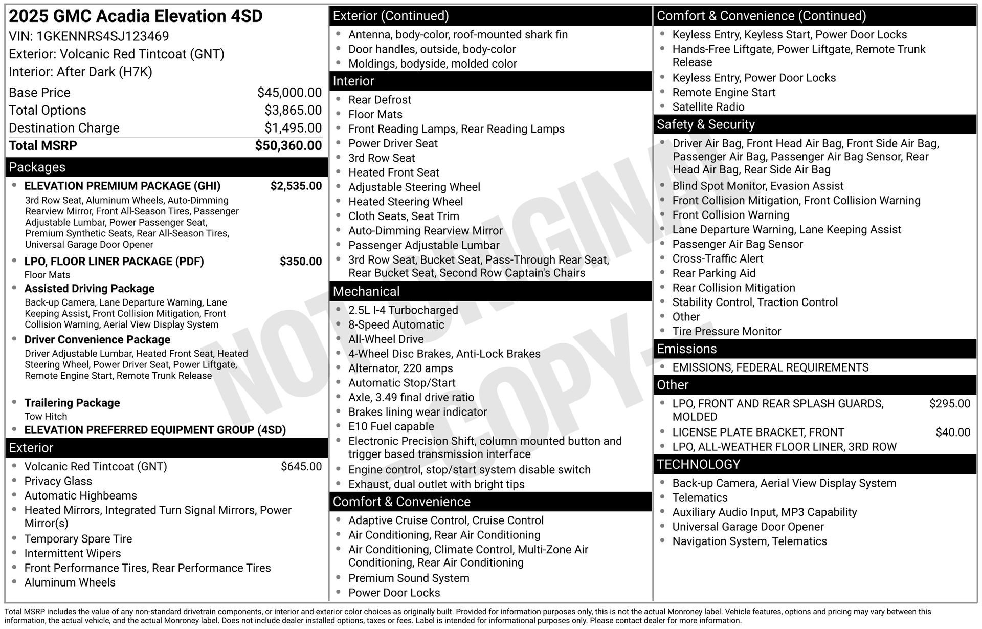 2025 GMC ACADIA - Image 3