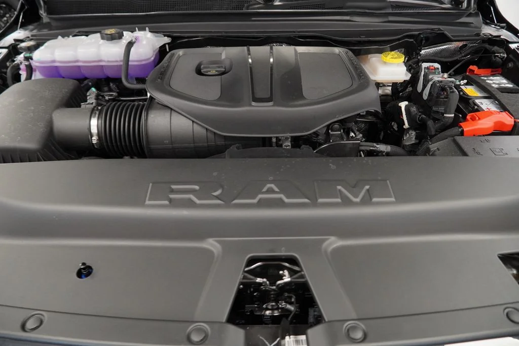 New 2027 Forged Blue Metallic Exterior Paint RAM Laramie image 37