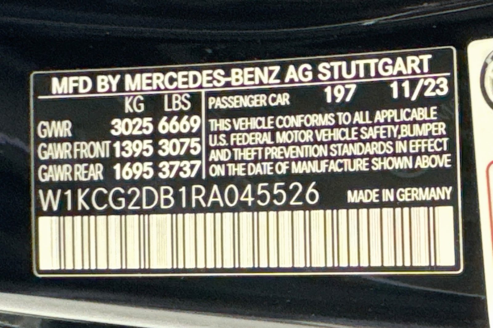 Certified Used 2024 Obsidian Black Metallic Mercedes-Benz EQS 450+ image 30