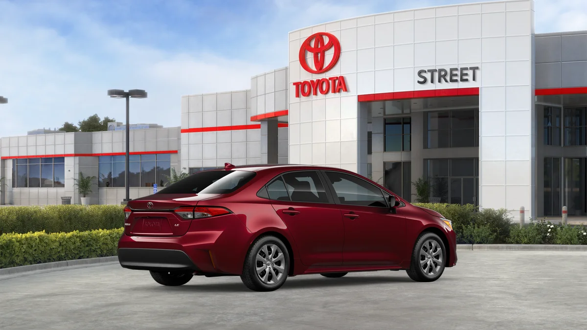New 2026 Ruby Flare Pearl Toyota LE image 11