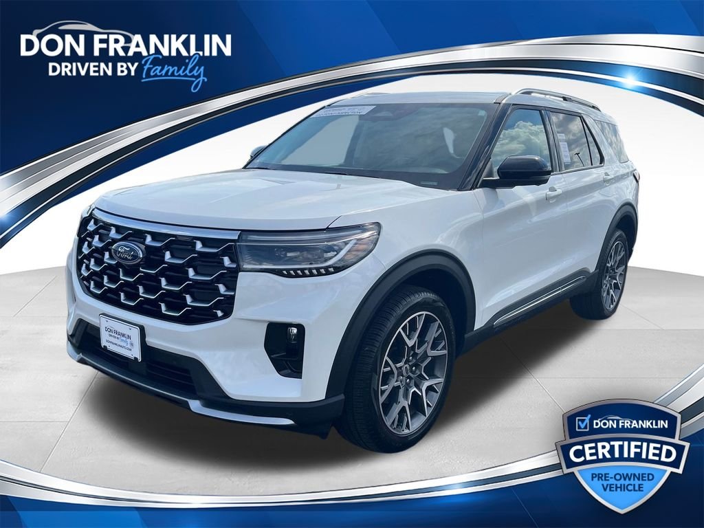 Used 2025 White Ford Platinum image 1