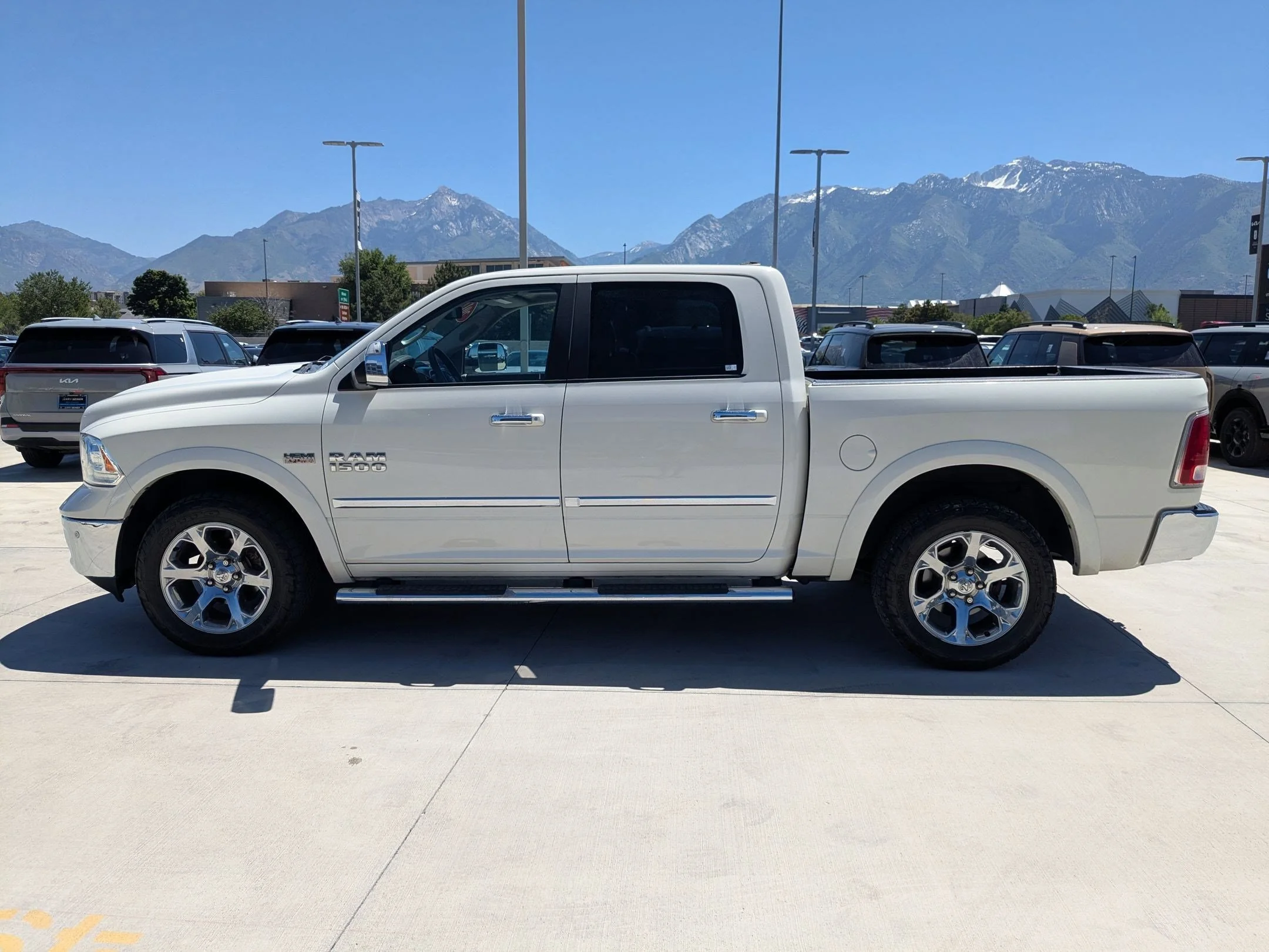Used 2017 Pearl White Ram Laramie image 2