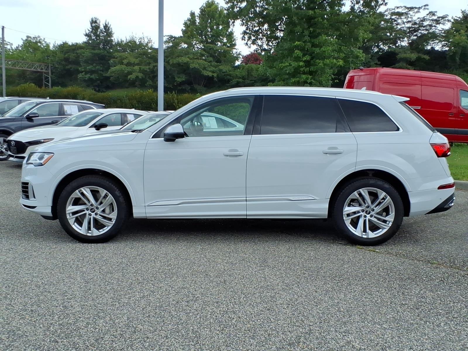 Used 2023 Glacier White Metallic Audi Premium Plus image 3