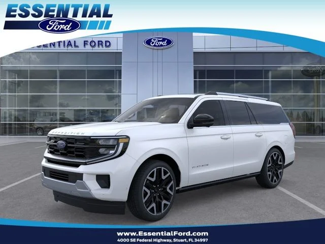 New 2026 Star White Metallic Tri-Coat Ford MAX Platinum® image 1