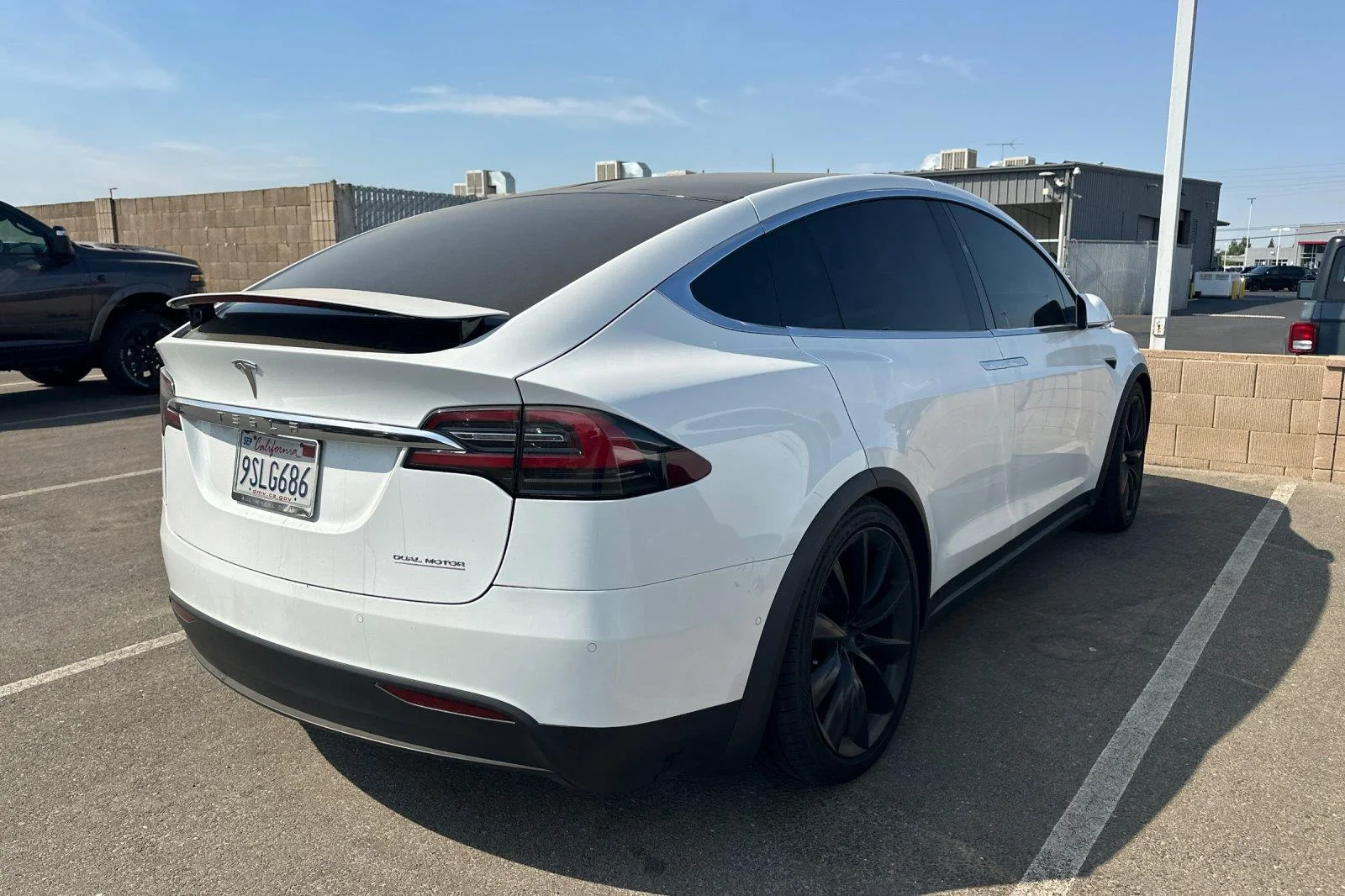Used 2020 Pearl White Multi-Coat Tesla Performance image 5