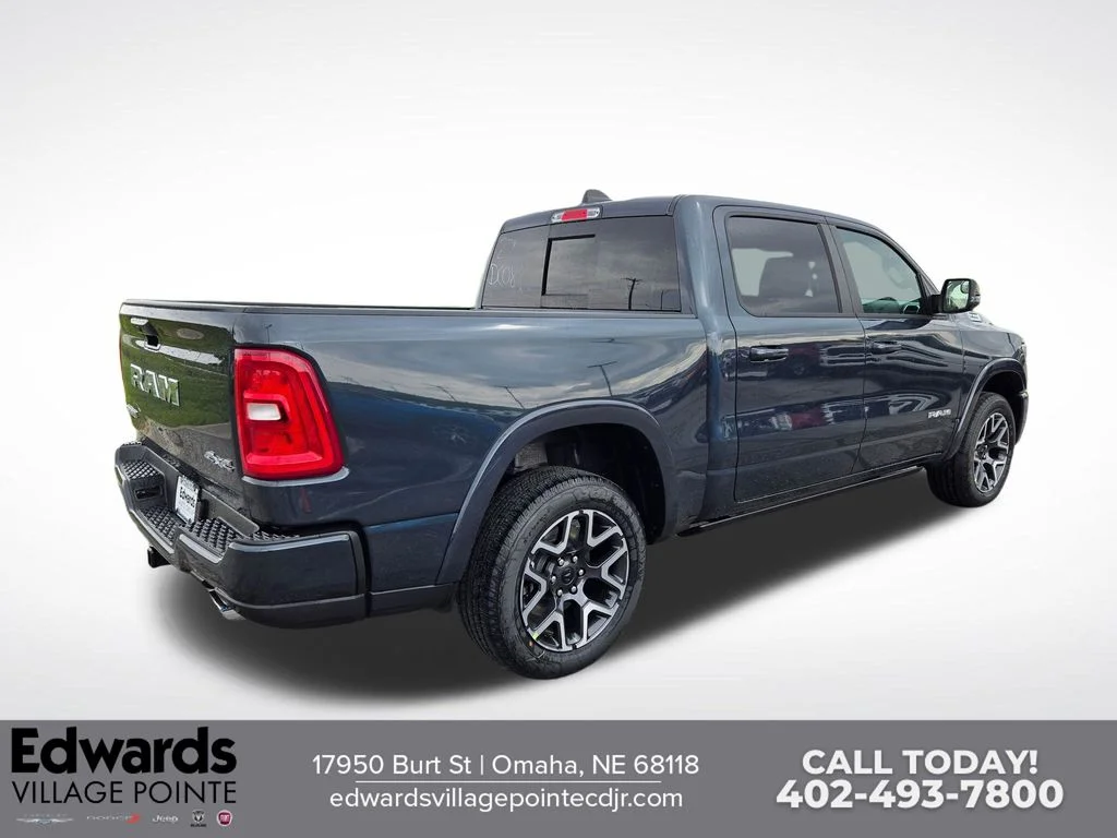 New 2026 Forged Blue Metallic Exterior Paint RAM Laramie image 3