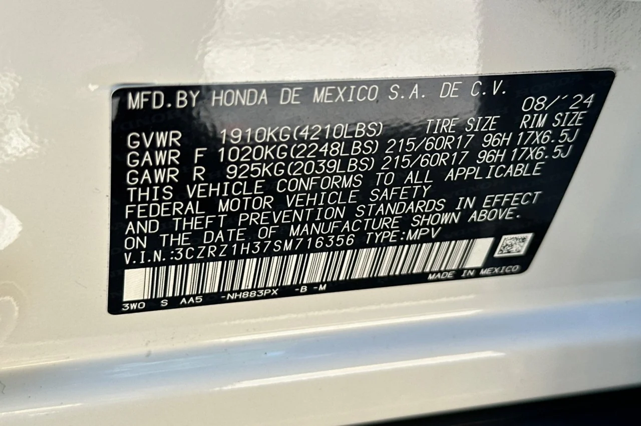Used 2025 Platinum White Pearl Honda LX image 27