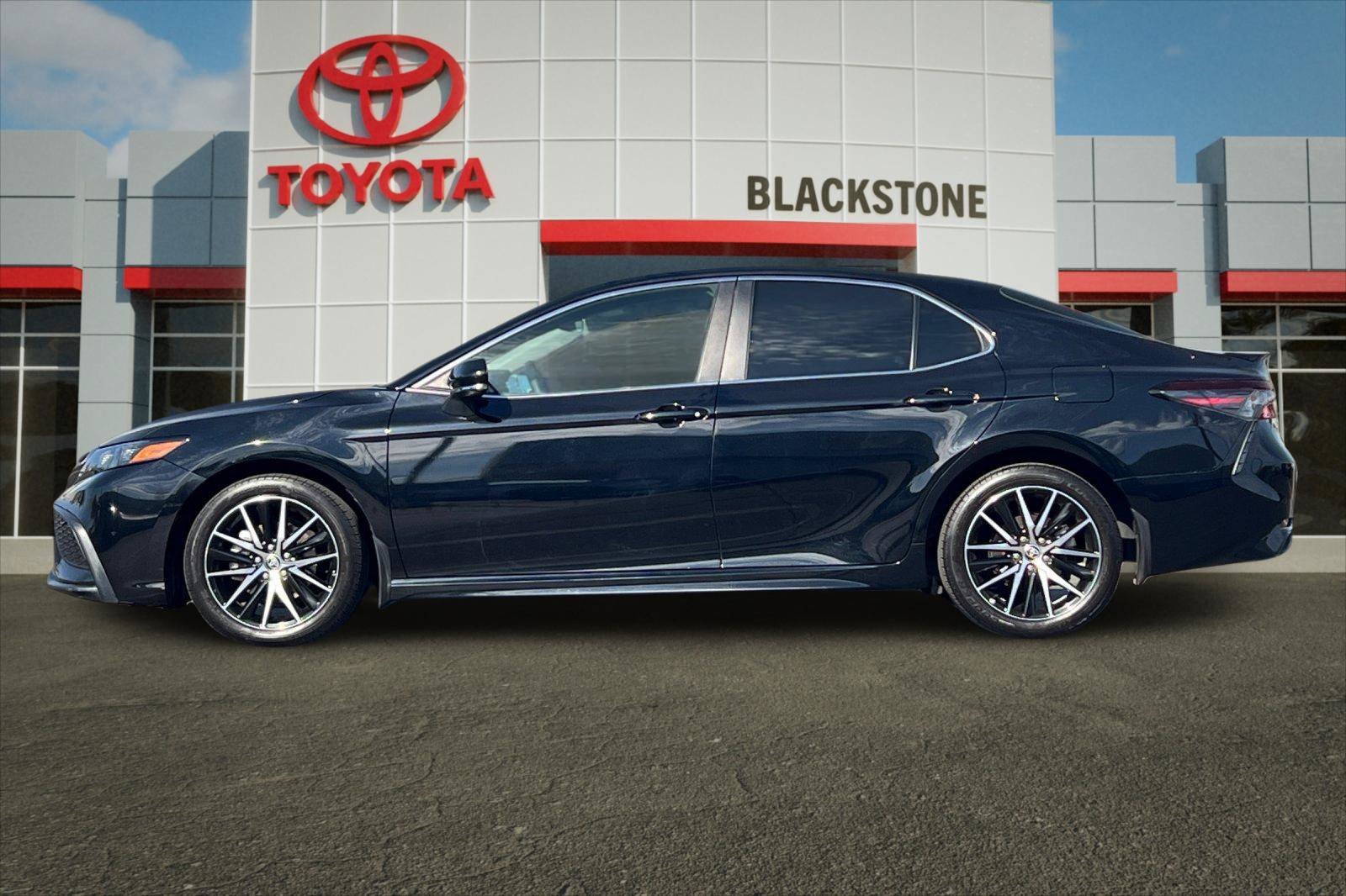 Certified Used 2023 Midnight Black Metallic Toyota SE image 6