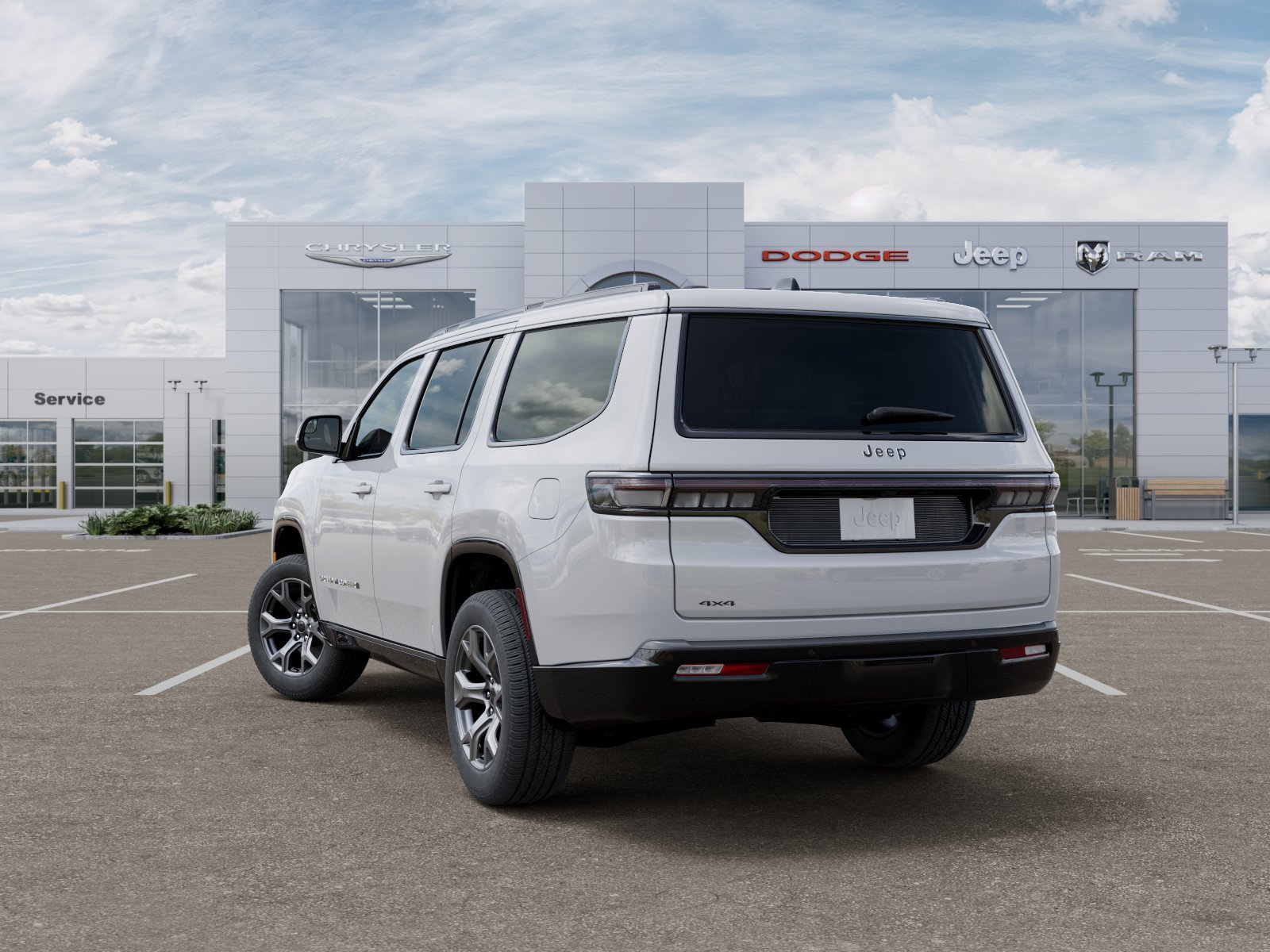 New 2026 Bright White Clear-Coat Exterior Paint Jeep Limited Altitude image 29