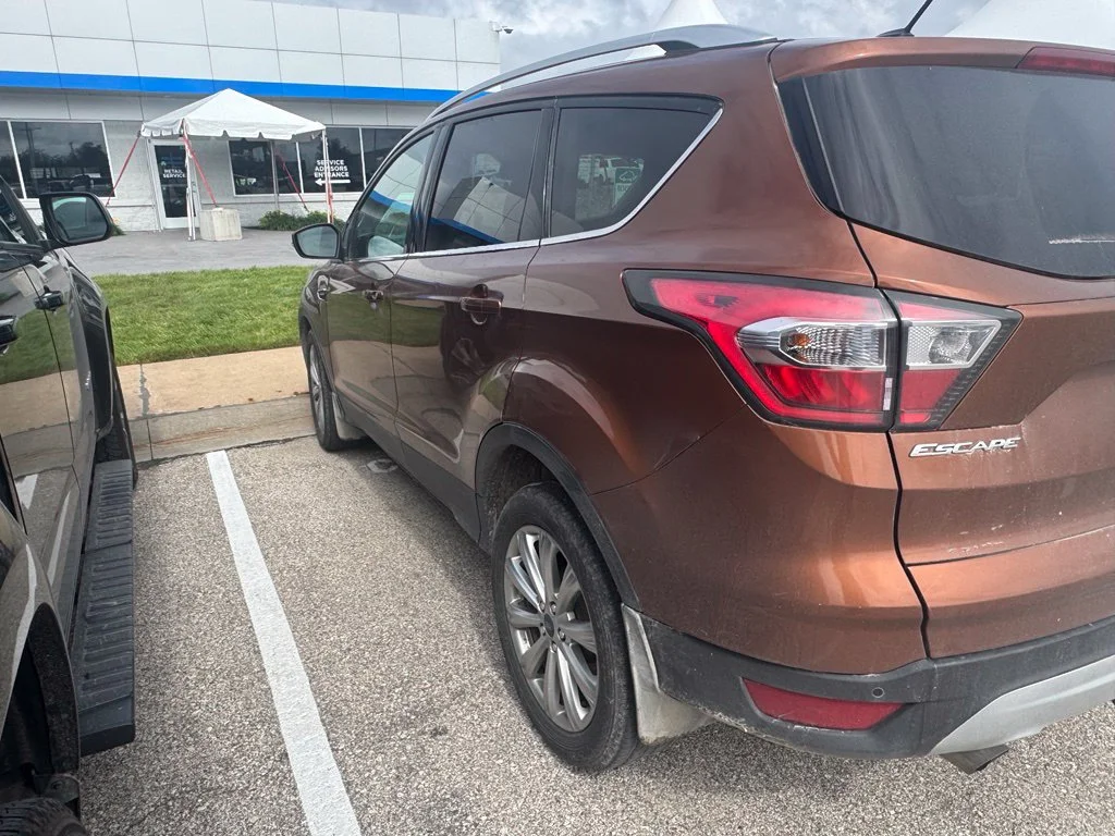 Certified Used 2017 Red Ford Titanium image 4