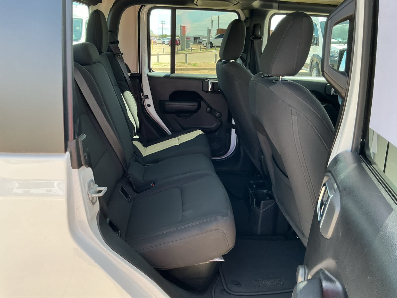 Used 2023 Bright White Clearcoat Jeep Sport image 19