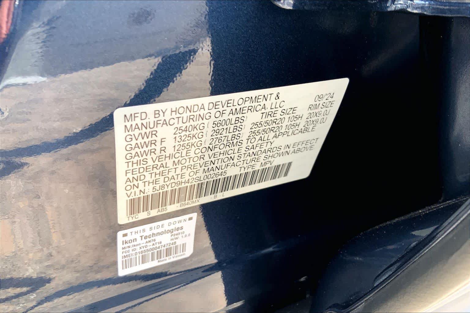 Certified Used 2025 Canyon River Blue Metallic Acura w/Technology Package image 33