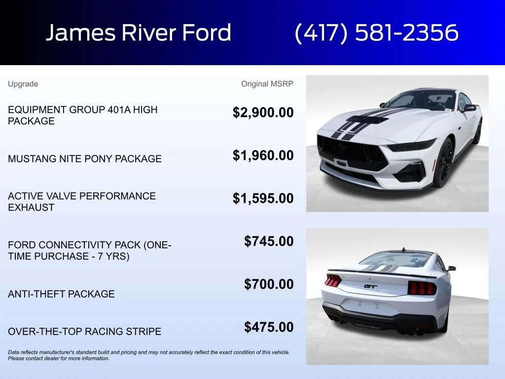 New 2026 Oxford White Ford GT Premium Fastback image 5