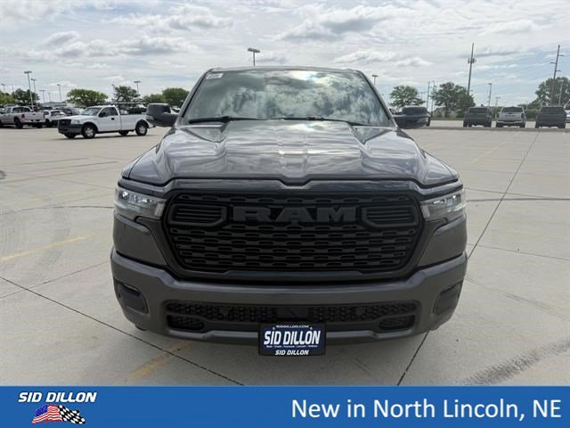 New 2026 Granite Crystal Metallic Clear-Coat Exterior Paint RAM Big Horn Crew Cab 4x4 5
