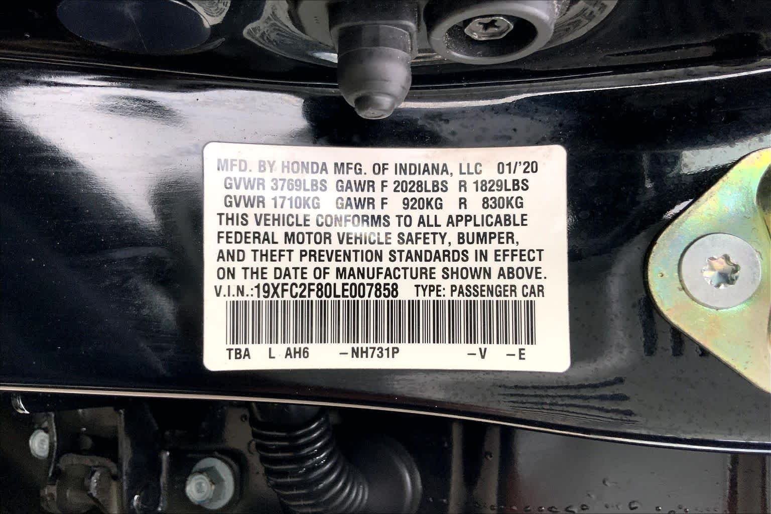 Used 2020 Crystal Black Pearl Honda Sport image 36