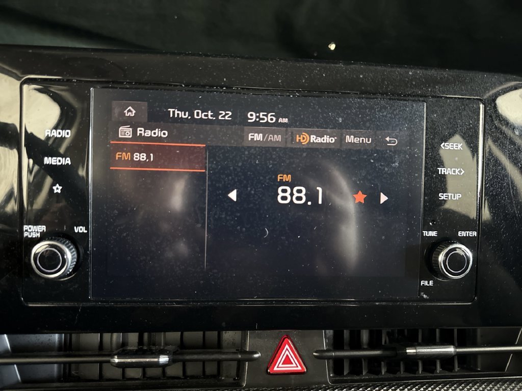 Used 2023 Snow White Pearl Kia LX image 26