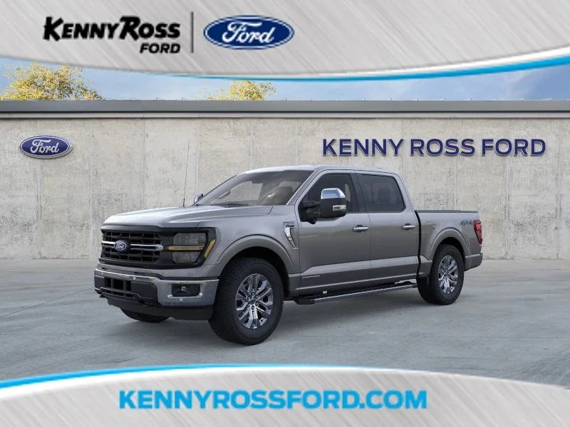 New 2026 Carbonized Gray Metallic Ford XLT image 1