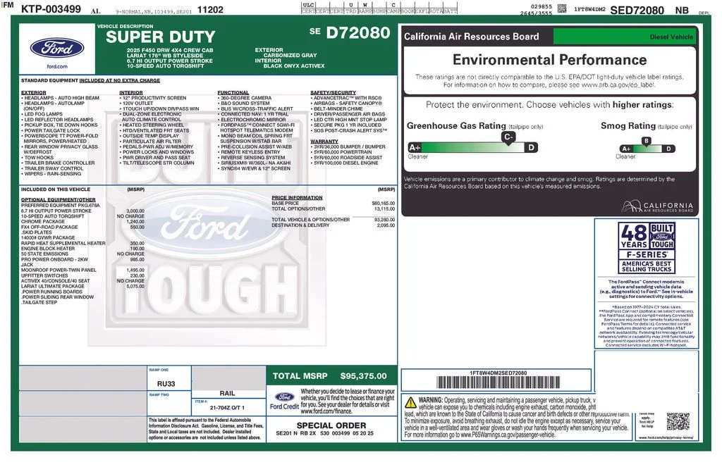 Certified Used 2025 Gray Ford Lariat image 5